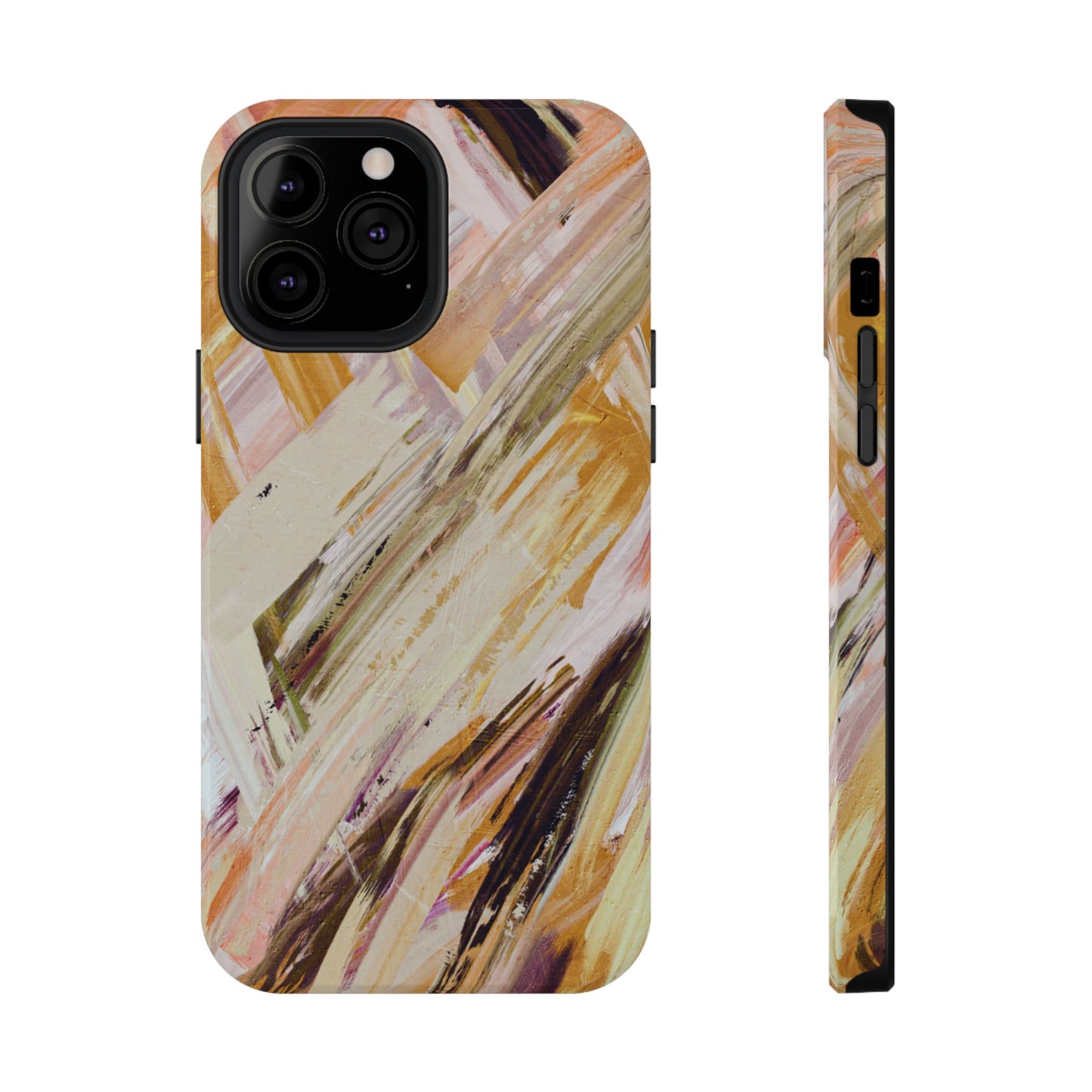 Impact-Resistant Phone Case – Brush & Bronze