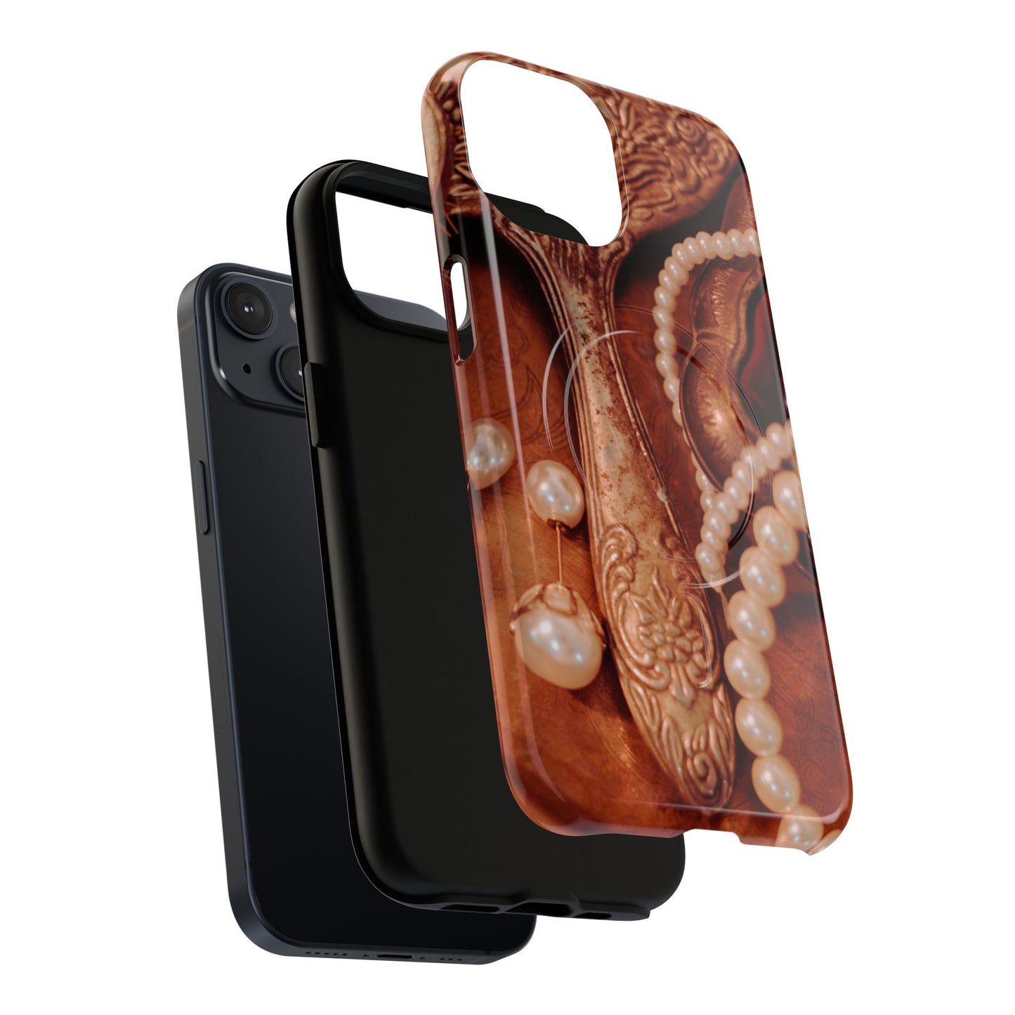 Protective Magnetic Phone Case – Bronze Vanity