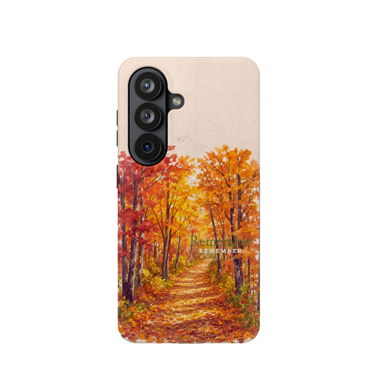 Wireless-Charging Compatible Case – Autumn Remembered – Compatible with iPhone 13–17 & Samsung Galaxy S25–S26 Series