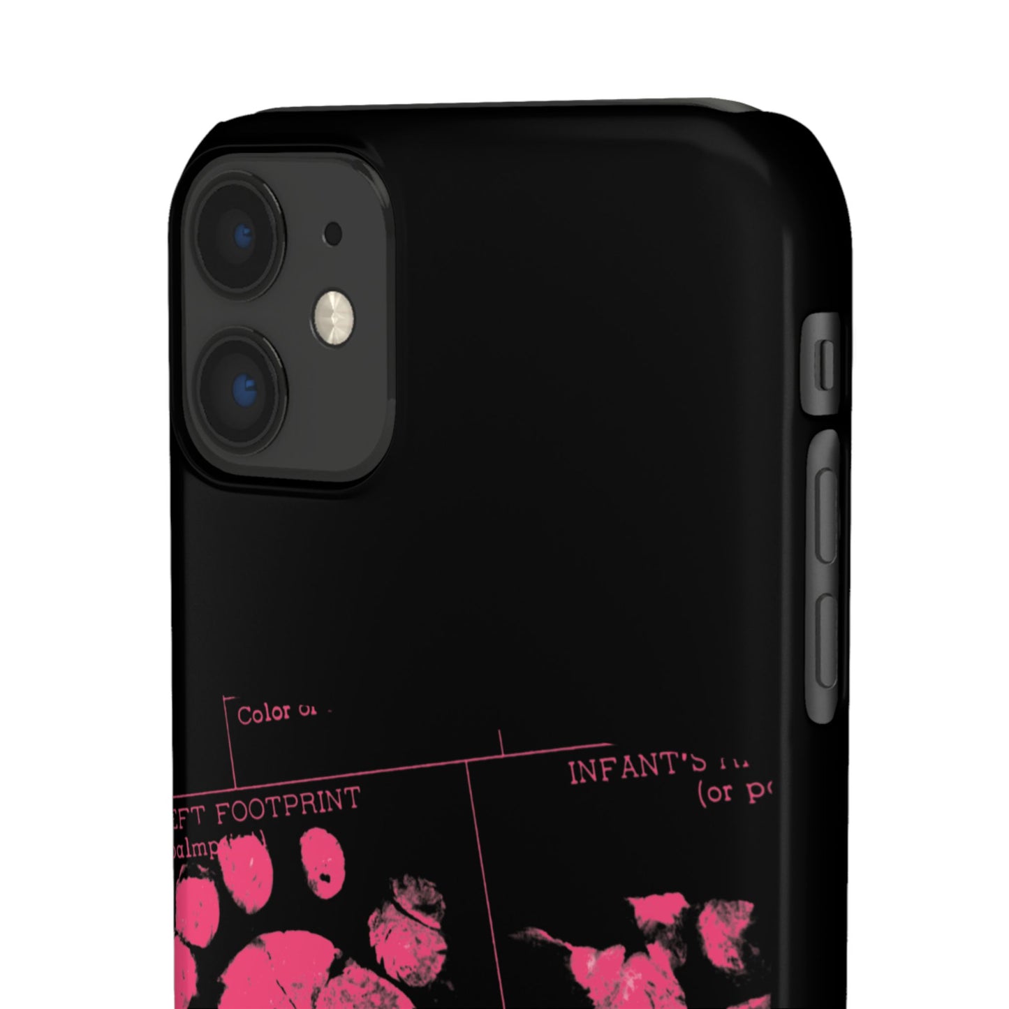 Snap Phone Case – Mom’s Little Pink Footprints