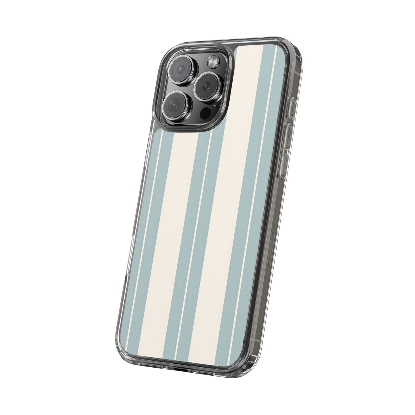 Clear Phone Case – Coastal Stripe
