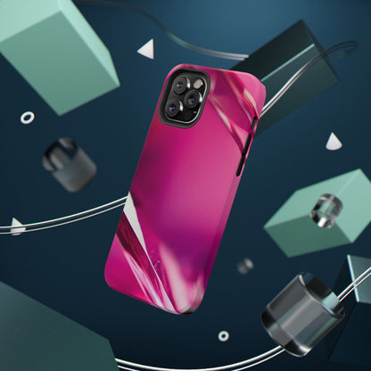 Impact-Resistant Phone Case – Magenta Motion