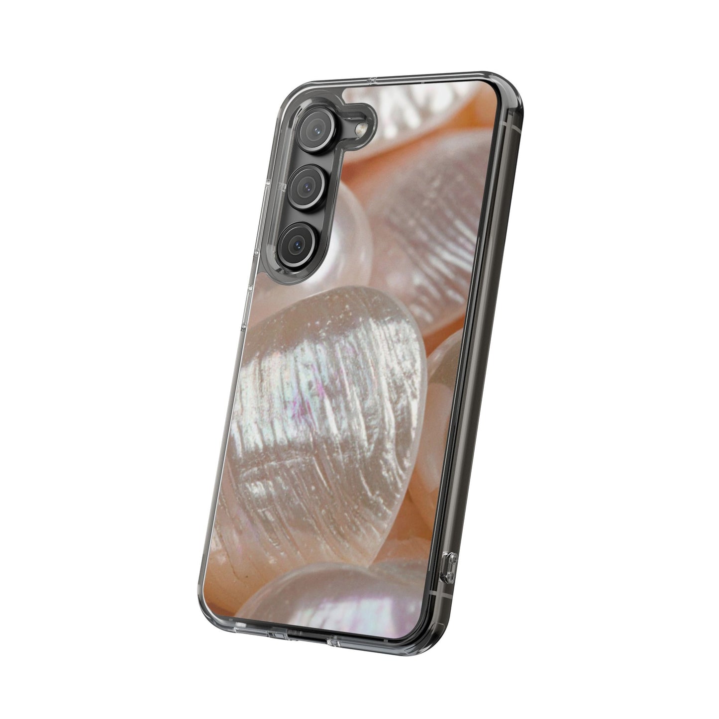 Clear Phone Case – Blush Pearl