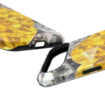 Impact-Resistant Phone Case – Heart of Gold