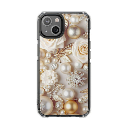 Clear Magnetic Phone Case – Ivory Opulence