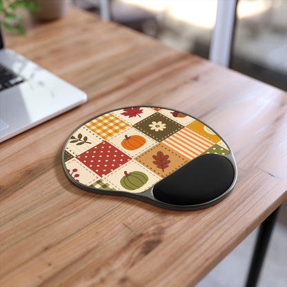 Ergonomic Mouse Pad – Harvest Stitch