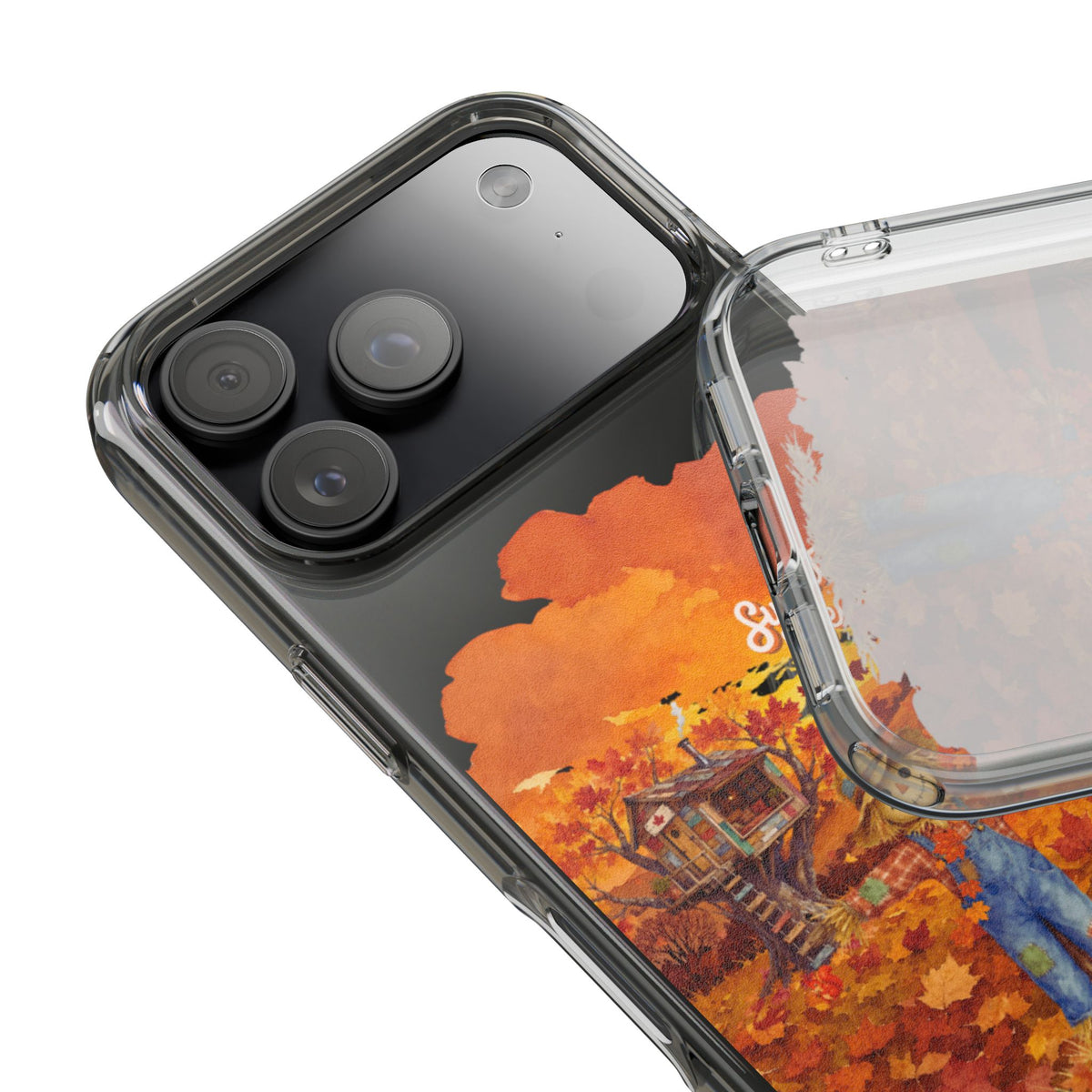 Clear Phone Case – Sweater Weather – Compatible with iPhone 13–17 & Samsung Galaxy S25–S26 Series