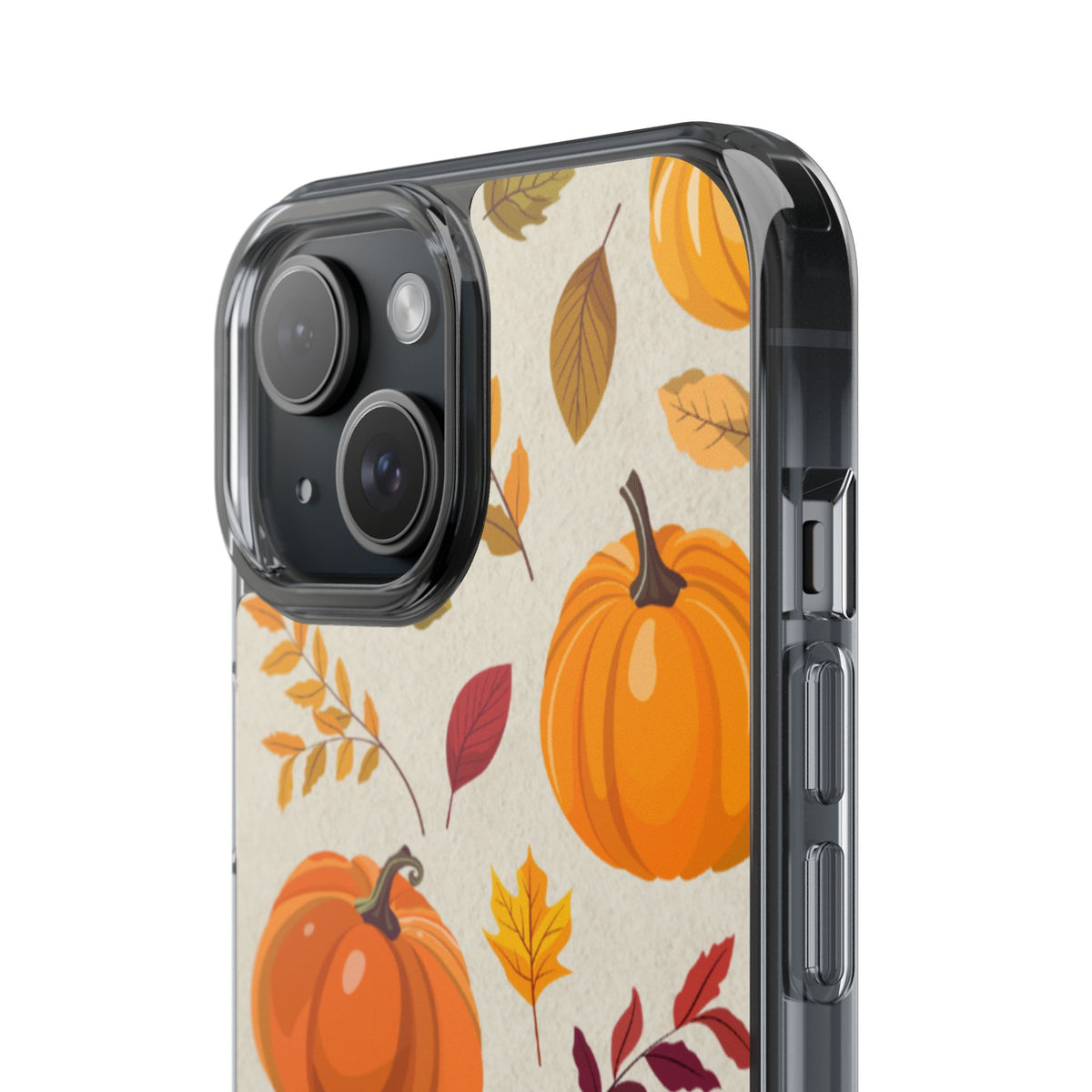Clear Phone Case – Falling for Pumpkin