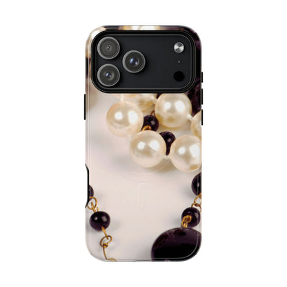 Protective Magnetic Phone Case – Noir Pearl