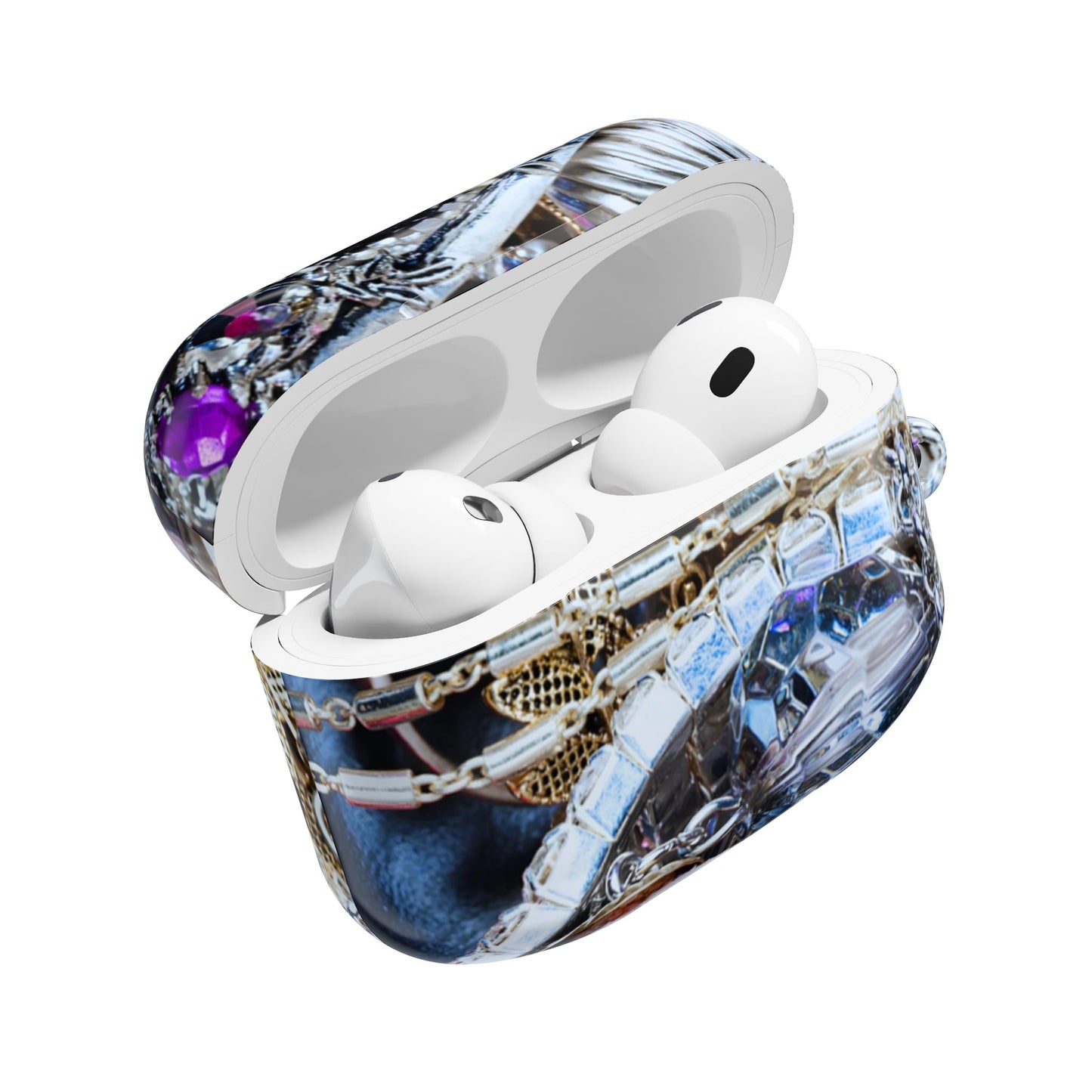 Earbud Case Cover – Chrome Jewel