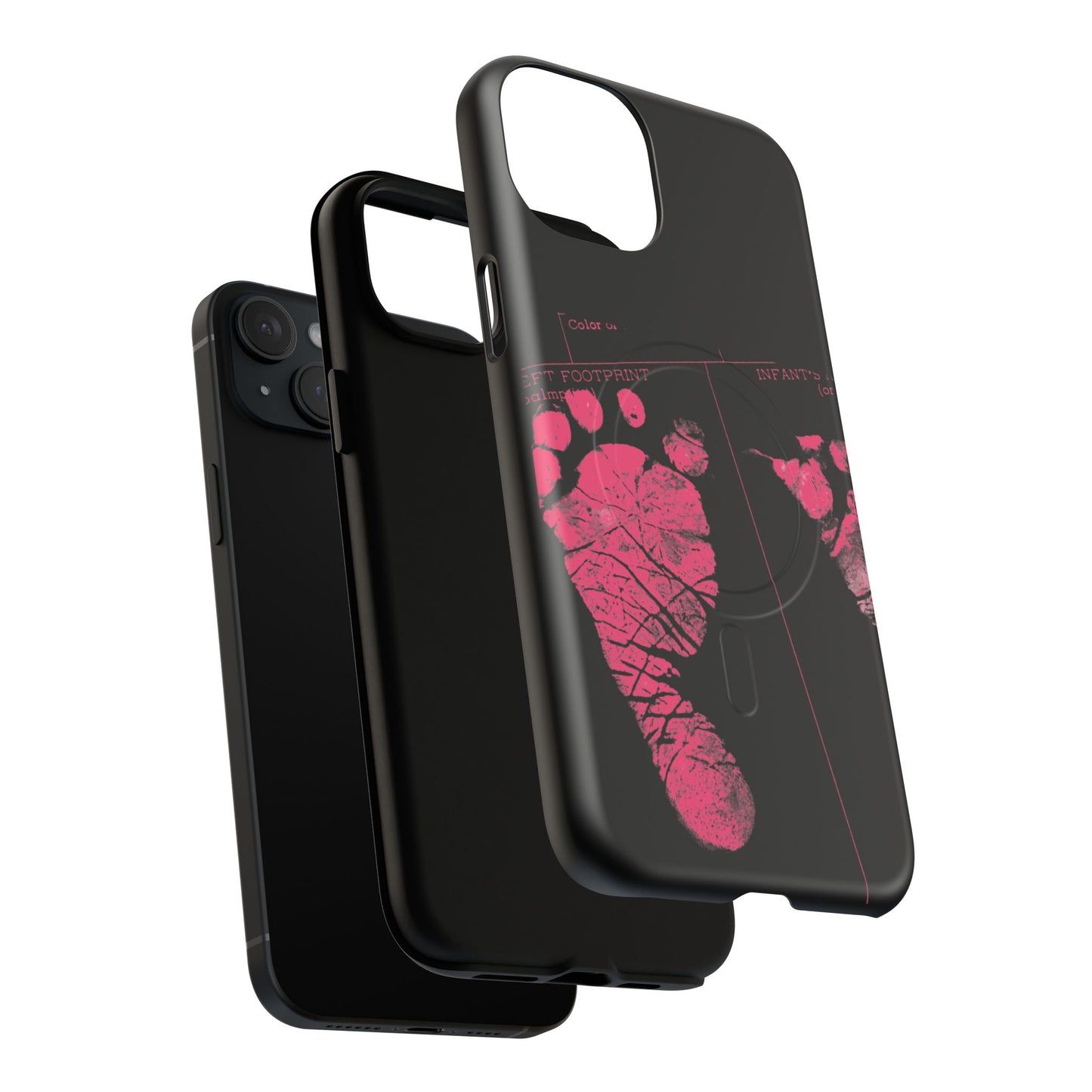 Protective Magnetic Phone Case – Mom’s Little Pink Footprints