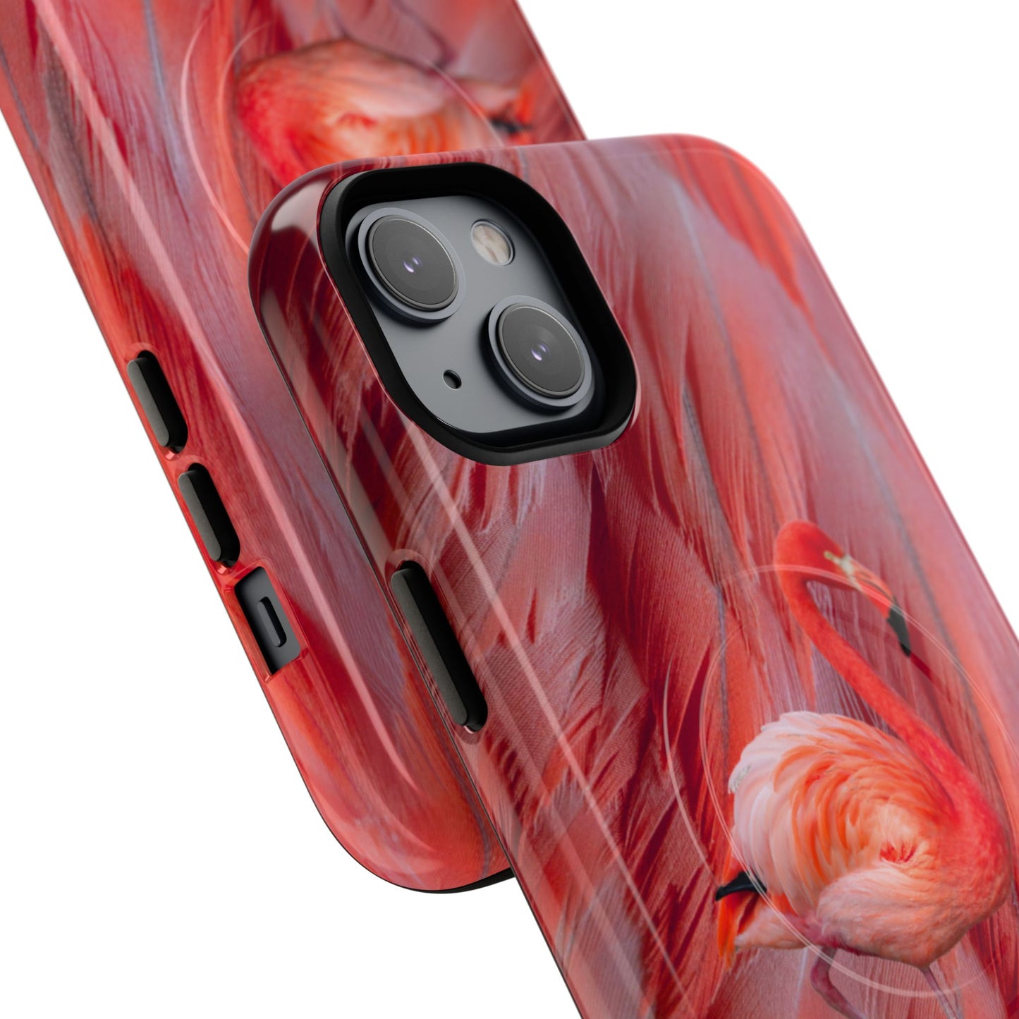 Protective Magnetic Phone Case – Scarlet Plume