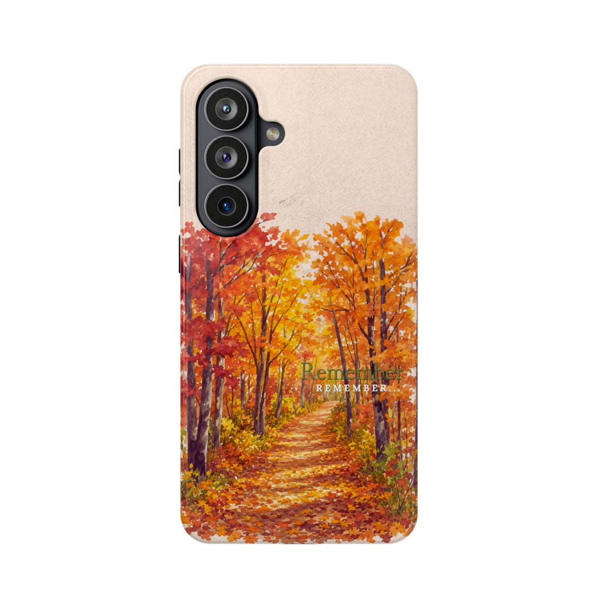 Wireless-Charging Compatible Case – Autumn Remembered – Compatible with iPhone 13–17 & Samsung Galaxy S25–S26 Series