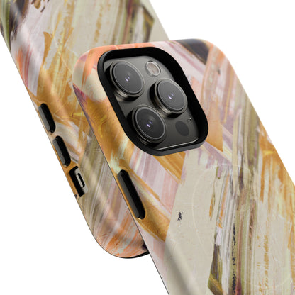 Protective Magnetic Phone Case – Brush & Bronze