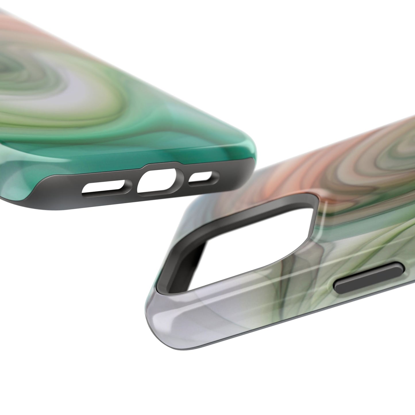 Impact-Resistant Phone Case – Marble Flow