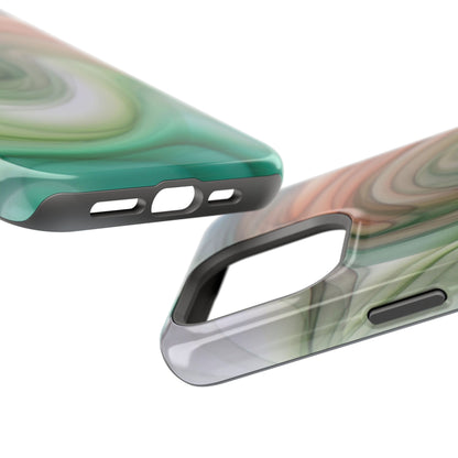 Impact-Resistant Phone Case – Marble Flow