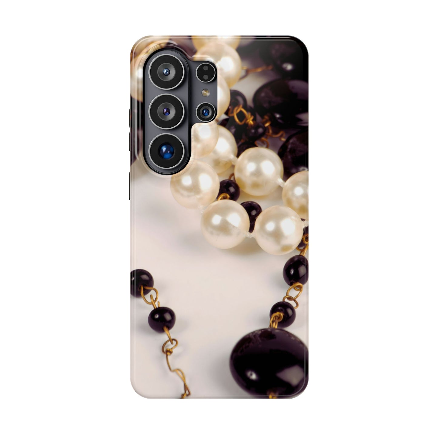 Wireless-Charging Compatible Case – Noir Pearl