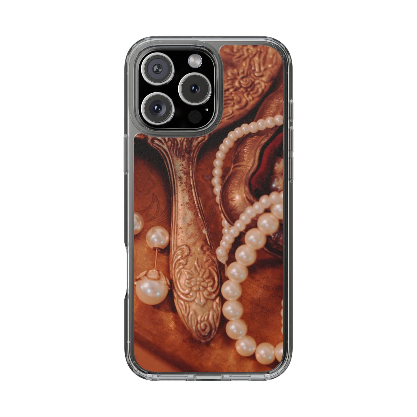 Clear Phone Case – Bronze Vanity