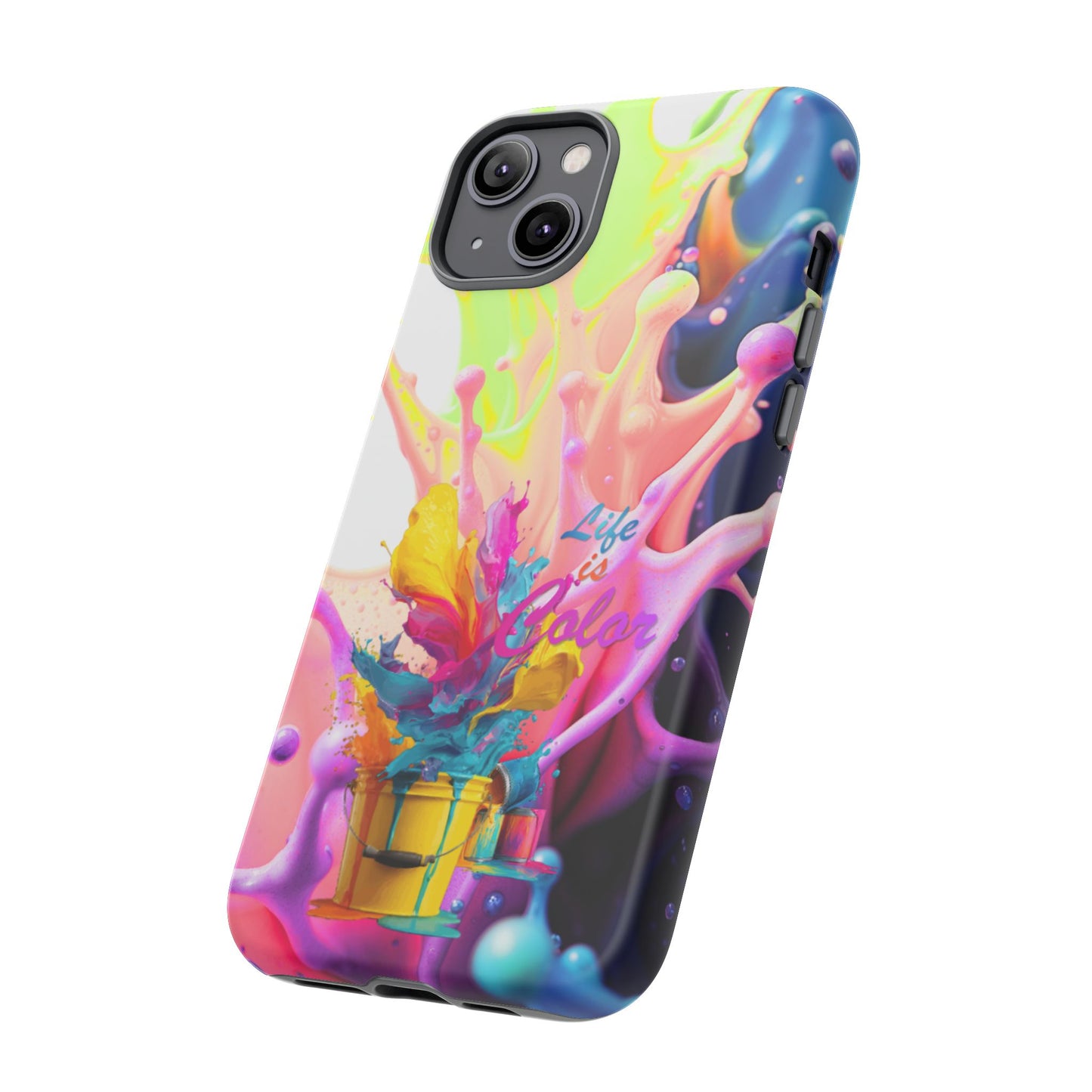 Color Splash Phone Case — “Life in Color” Protective Tough Case