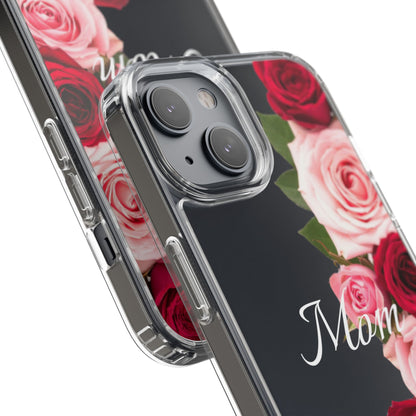 Clear Phone Case – Mom’s Rose Bouquet