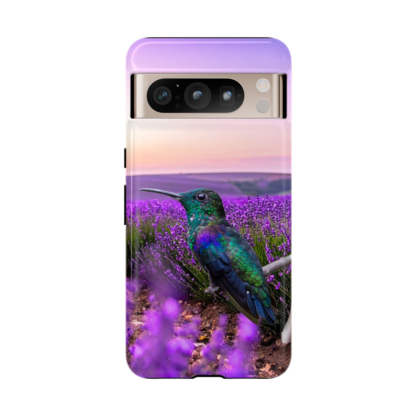 Protective Phone Case – Hummingbird Reverie