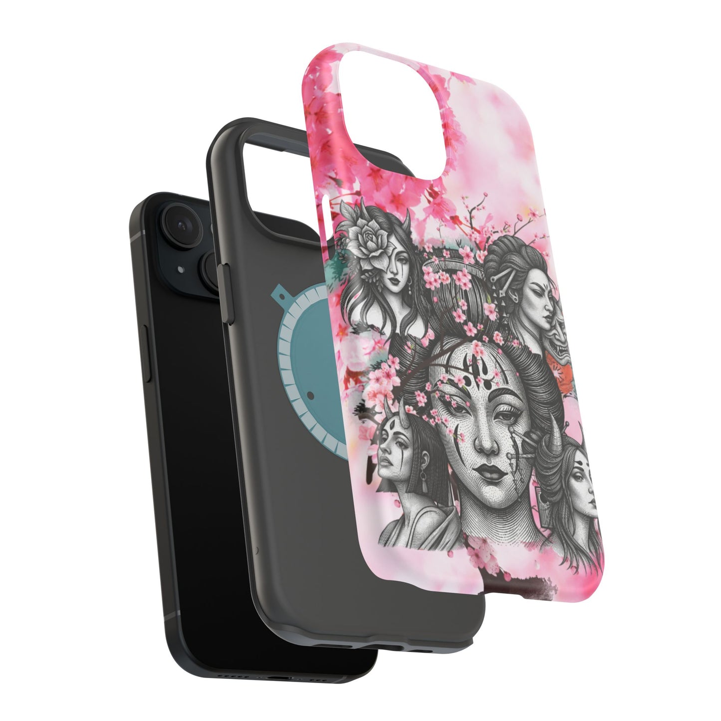 Wireless-Charging Compatible Case – Blossom & Thorn