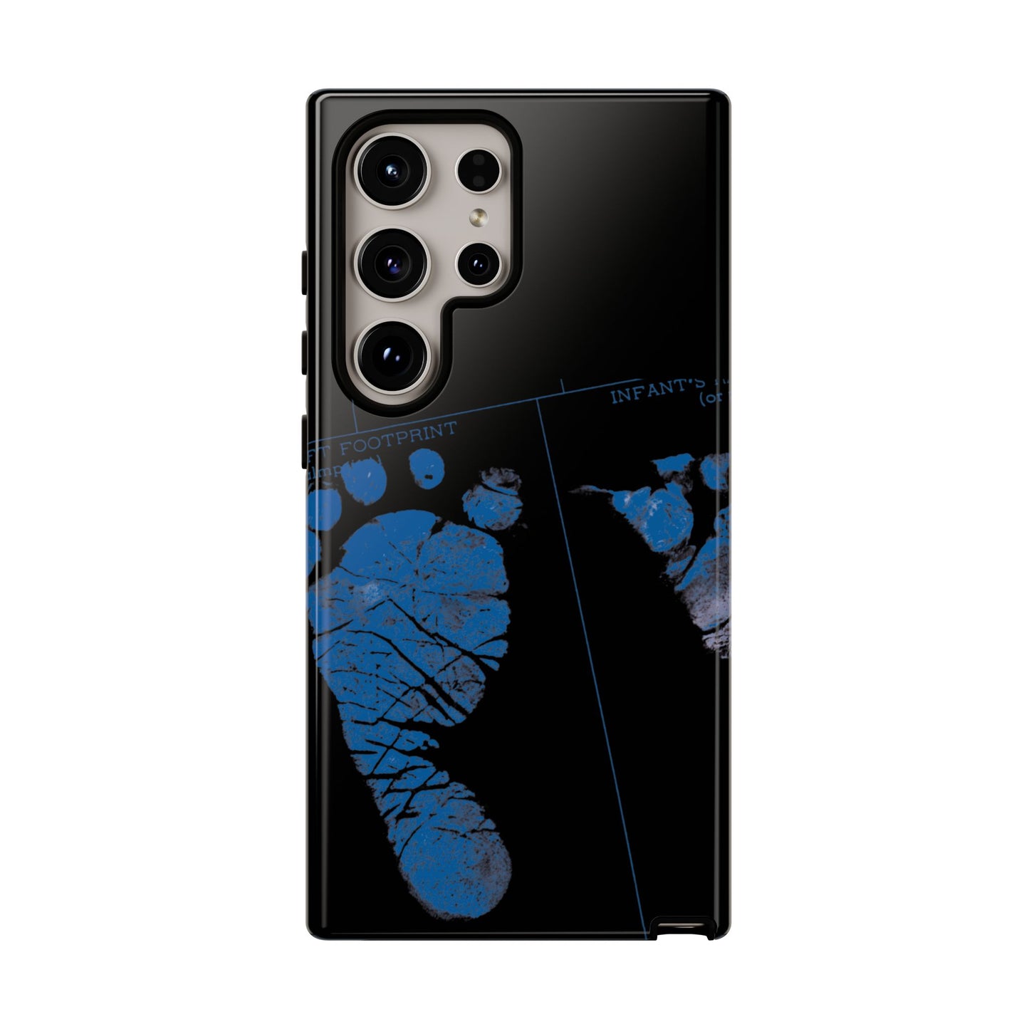 Protective Phone Case – Mom’s Little Blue Footprints