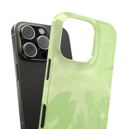 Slim Phone Case – Leaf Echo
