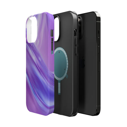 Wireless-Charging Compatible Case – Lavender Wave