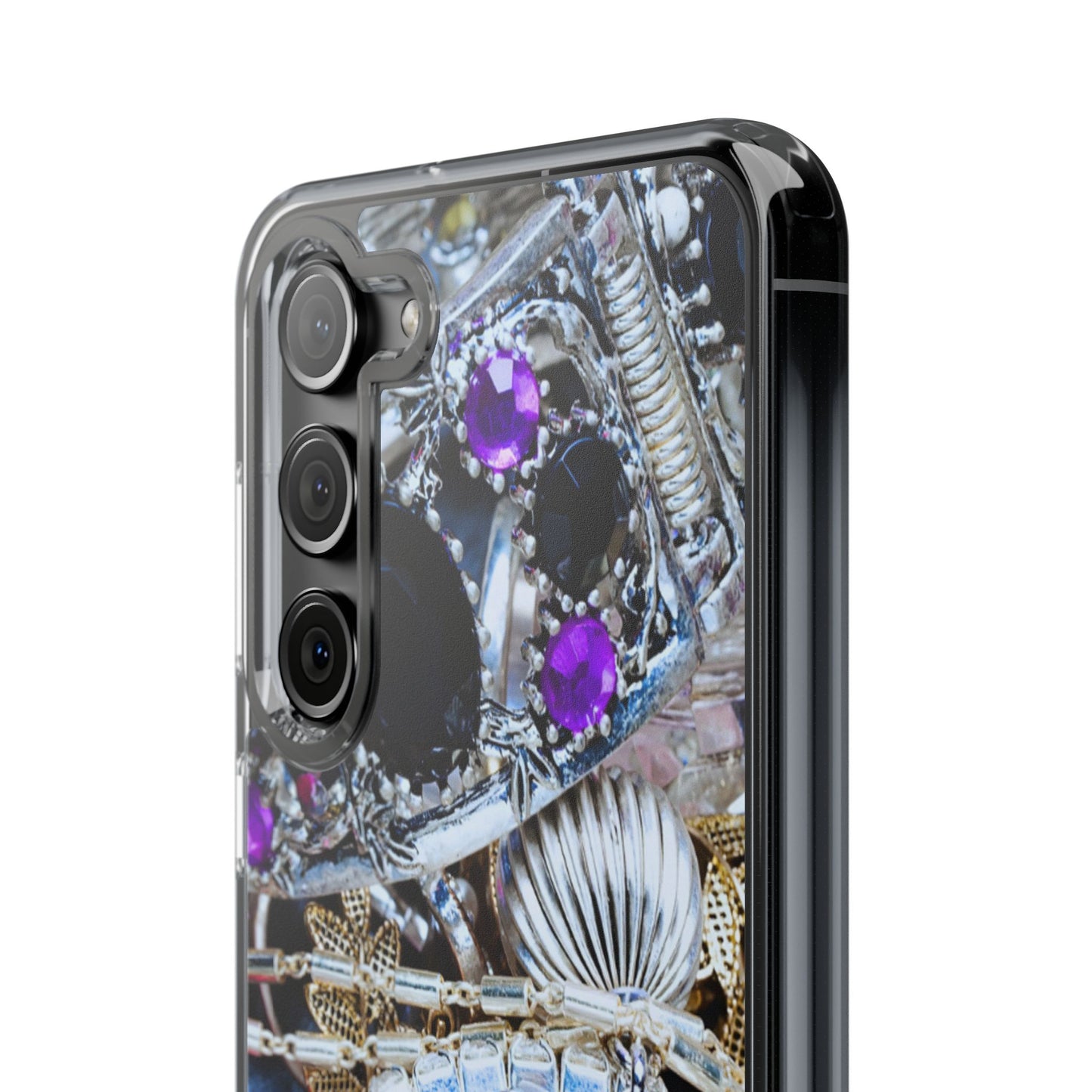 Clear Phone Case – Chrome Jewel
