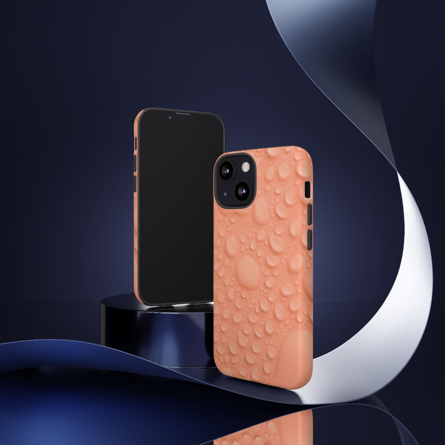 Protective Phone Case – Apricot Rain
