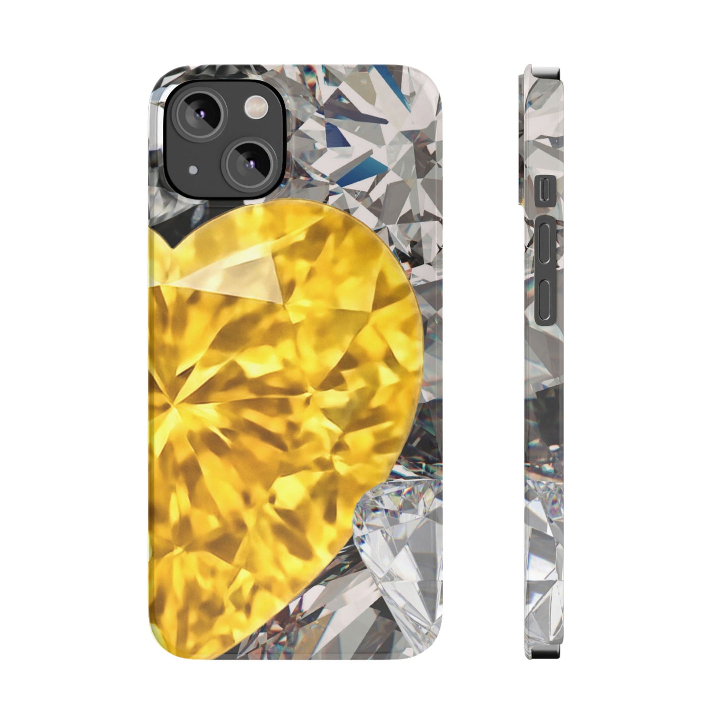 Slim Phone Case – Heart of Gold