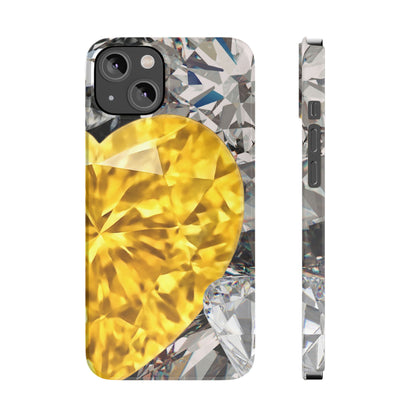 Slim Phone Case – Heart of Gold