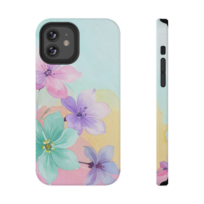 Impact-Resistant Phone Case – Water Petal