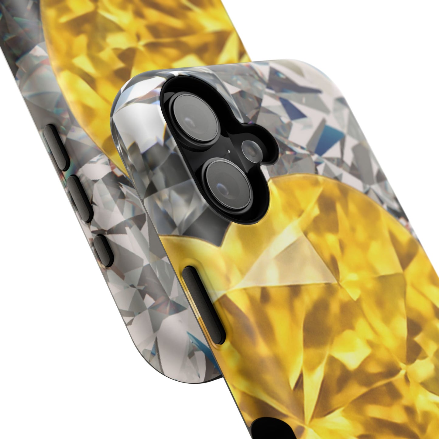 Impact-Resistant Phone Case – Heart of Gold