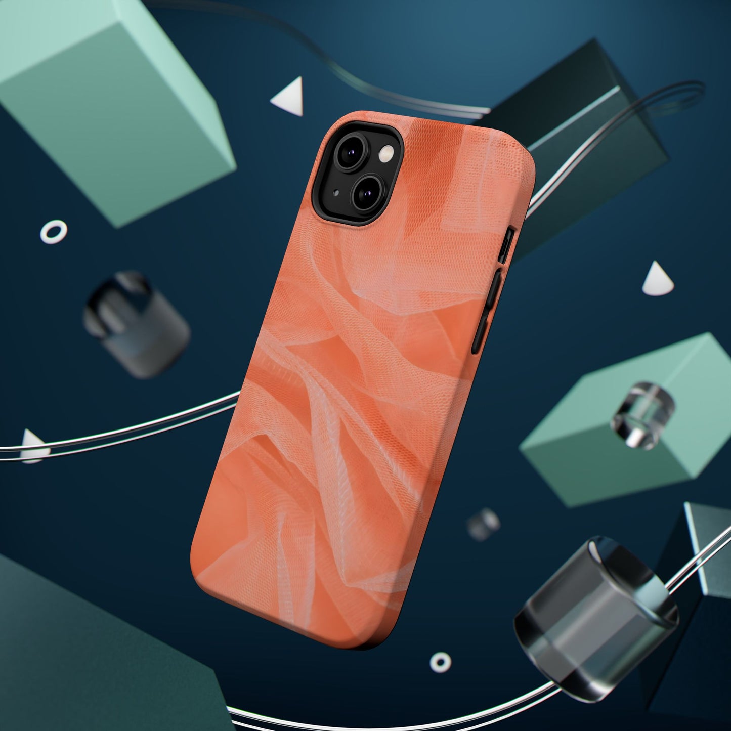 Wireless-Charging Compatible Case – Coral Veil
