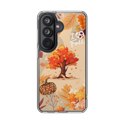 Clear Phone Case – Fall in Love