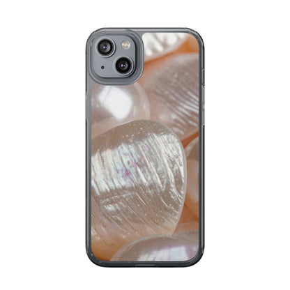 Clear Phone Case – Blush Pearl