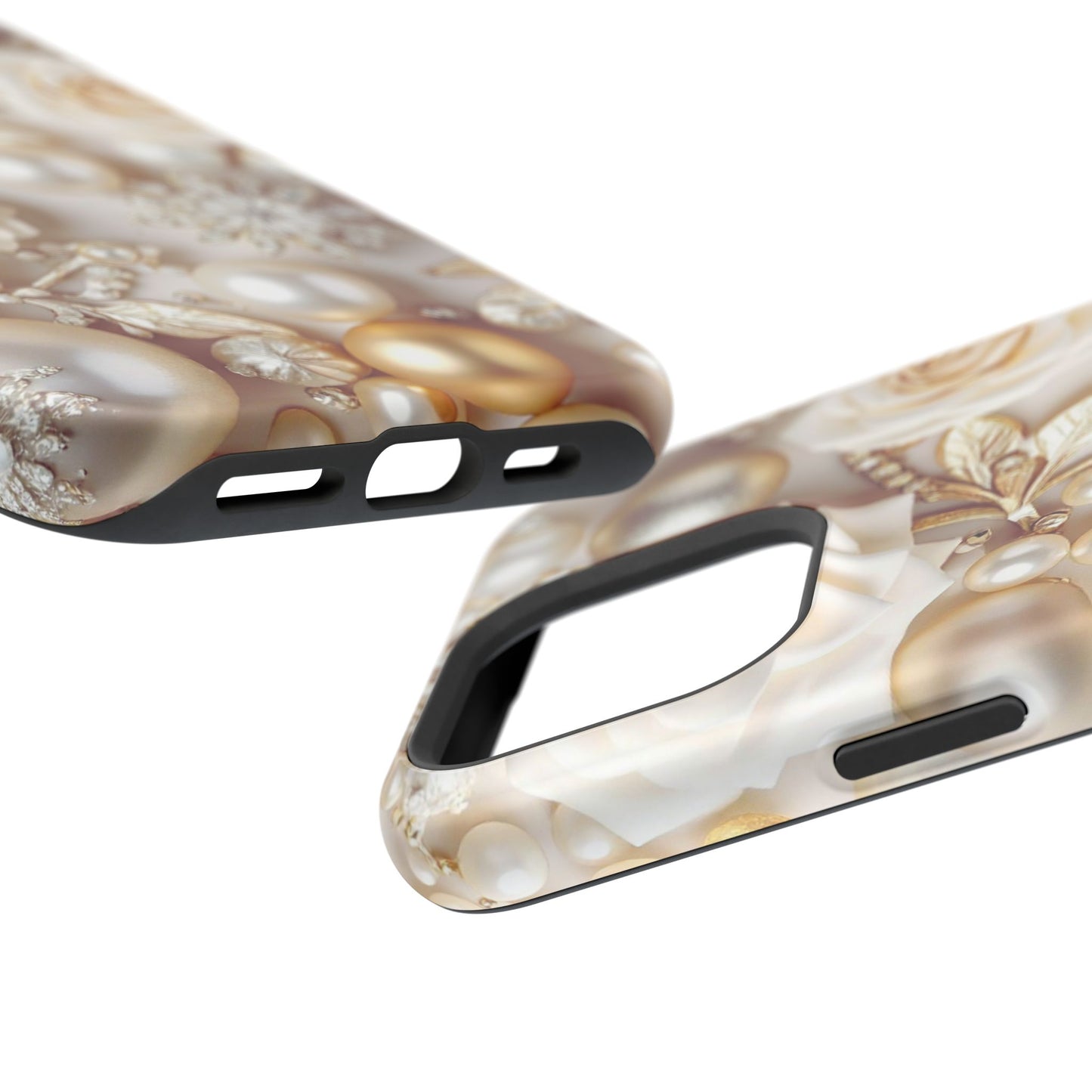 Impact-Resistant Phone Case – Ivory Opulence