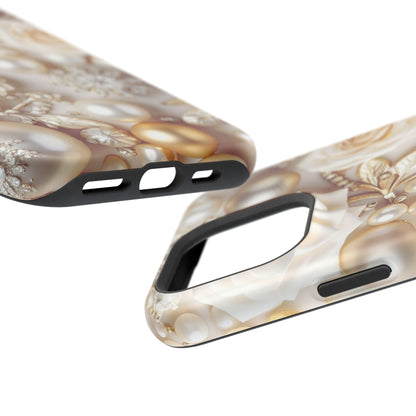 Impact-Resistant Phone Case – Ivory Opulence