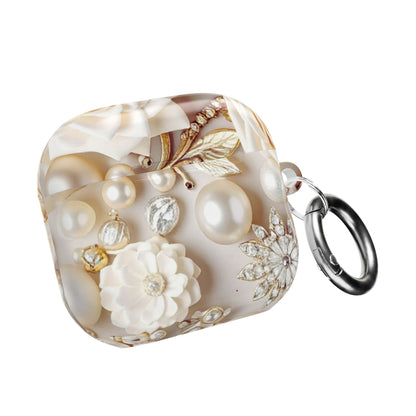 Earbud Case Cover – Ivory Opulence