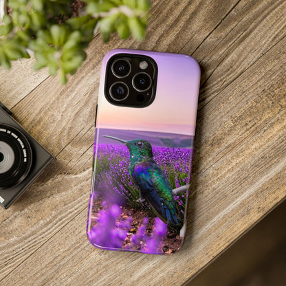 Protective Phone Case – Hummingbird Reverie