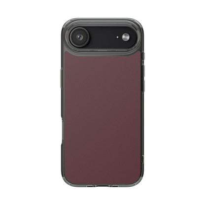 Clear Phone Case – Mulled Wine – Compatible with iPhone 13–17 & Samsung Galaxy S25–S26 Series
