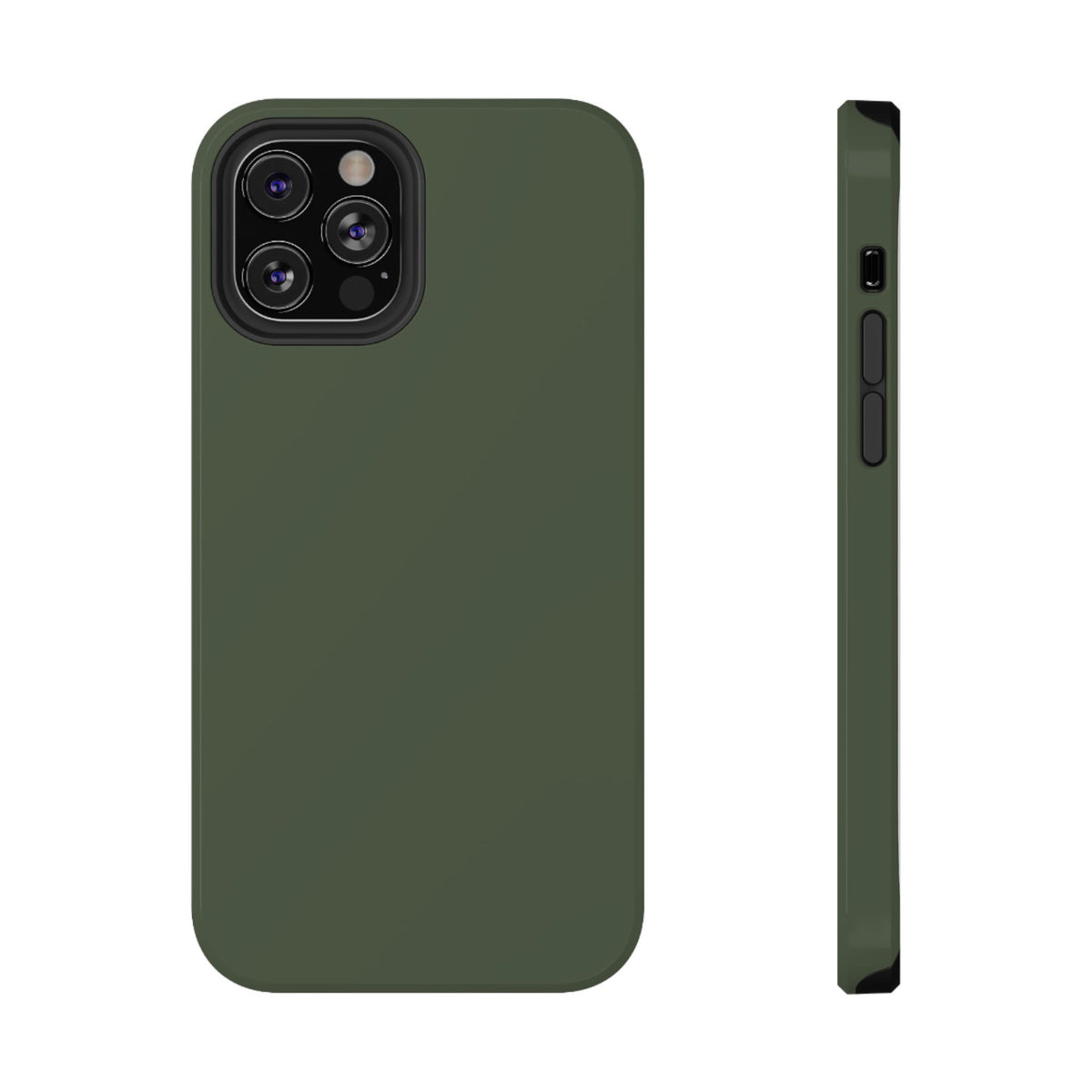 Impact-Resistant Phone Case — Military Green Protective Shockproof Cover