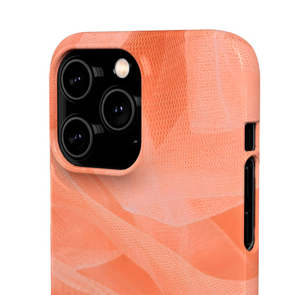 Snap Phone Case – Coral Veil