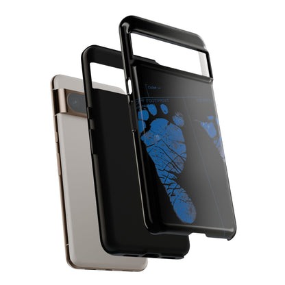 Protective Phone Case – Mom’s Little Blue Footprints