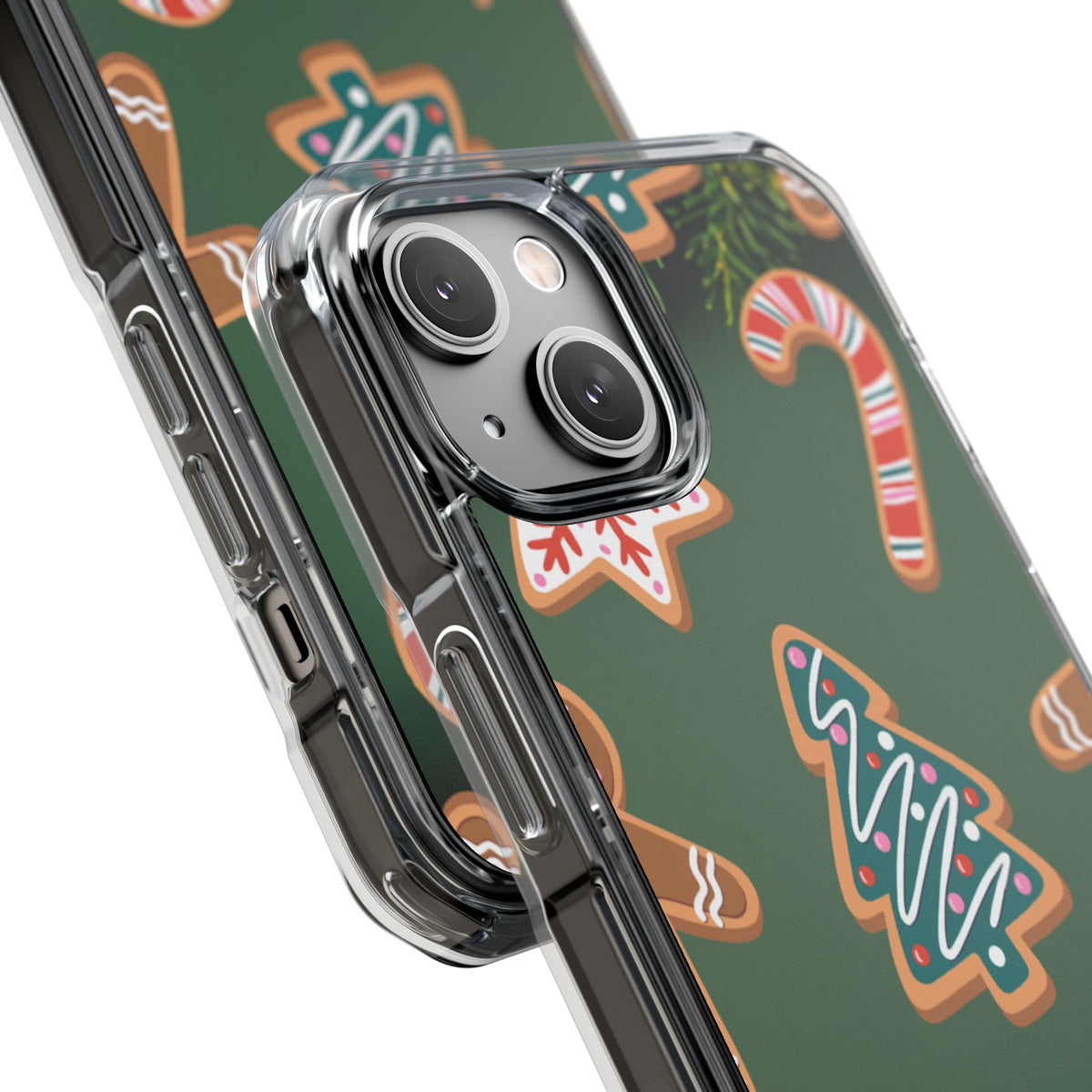 Clear Magnetic Phone Case – Cookie Season – Compatible with iPhone 14–17 Series