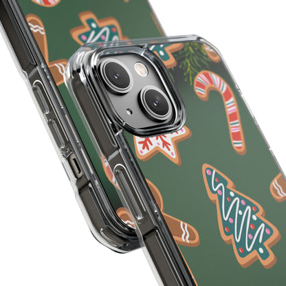 Clear Magnetic Phone Case – Cookie Season – Compatible with iPhone 14–17 Series