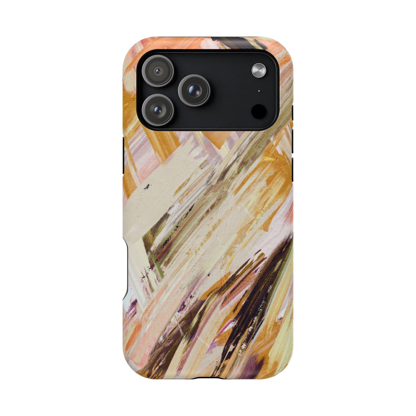 Impact-Resistant Phone Case – Brush & Bronze