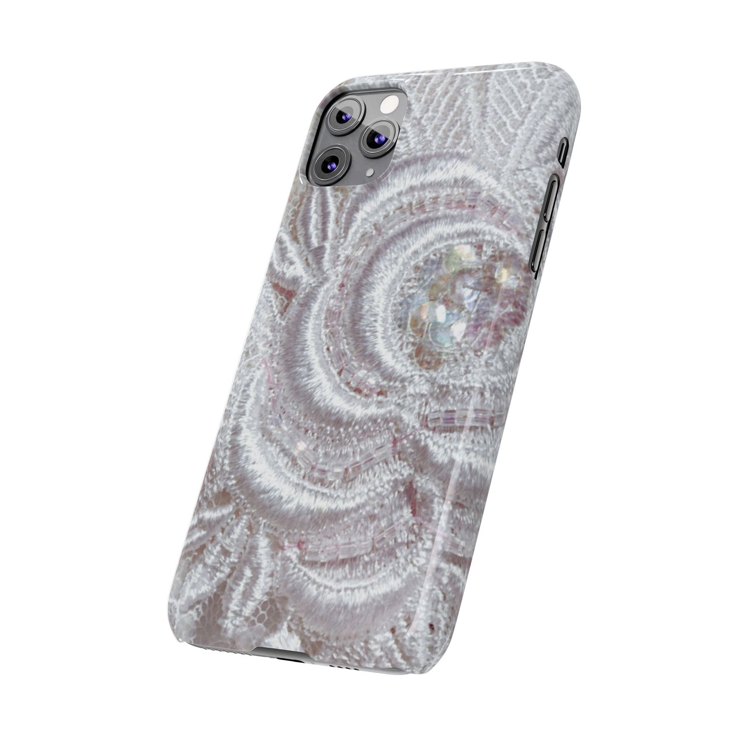 Slim Phone Case – Lace Veil